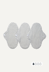Panty Liners Active, Black Dots 3-p