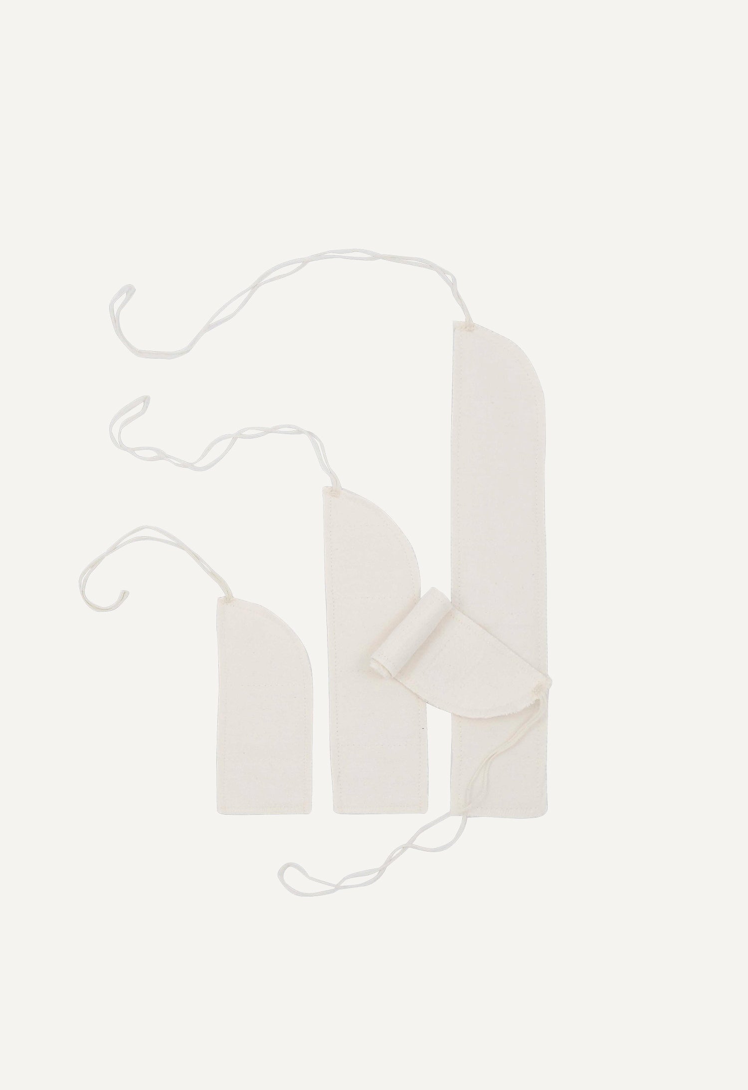 Waschbare Tampons - Gemischte Größen - Weiß